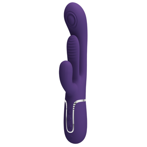 Shania 4in1 Multi-Function Rabbit Vibrator – Velvet Silicone 7 Vibration Settings > Vibrators > Ladies > Rabbit