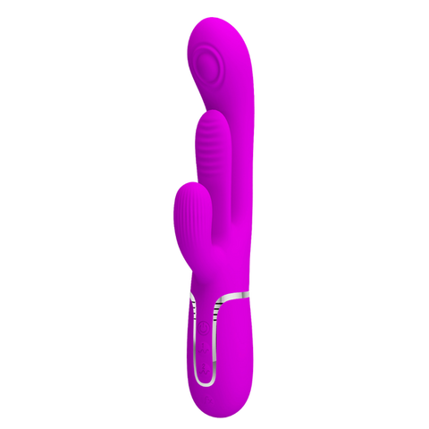 Shania 4in1 Multi-Function Rabbit Vibrator – Velvet Silicone 7 Vibration Settings > Vibrators > Ladies > Rabbit