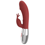 Rasmussen Rechargeable Dual-Motor Silky Silicone G-Spot and Clitoral Vibrator > Vibrators > Ladies > Rabbit