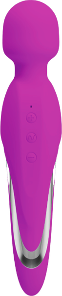 Shazza Body Wand (Purple) – Rechargeable Silicone Vibrator with 7 Vibration Functions and 5 Speed Levels > Sex Toys > Massage Wands