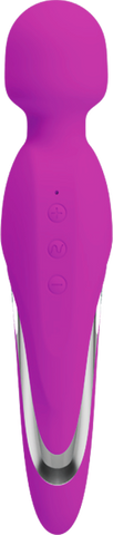Shazza Body Wand (Purple) – Rechargeable Silicone Vibrator with 7 Vibration Functions and 5 Speed Levels > Sex Toys > Massage Wands