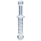 Elysian Swirl Handblown Borosilicate Glass 5.6 Inch Spiral Textured Dildo > Glass > Dildos