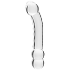 Celestial Ridge Borosilicate Glass Double-Ended Dildo – 6.4 Inch Sculpted Ridges > Glass > Dildos
