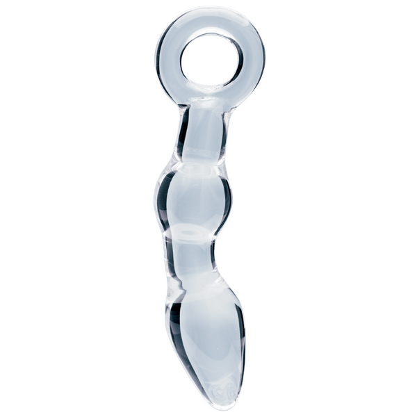 Utopian Mystique – 5.2 Inch Ribbed Glass Anal Dildo > Glass > Dildos