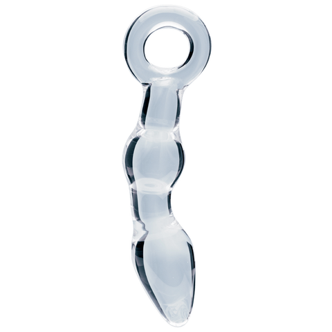 Utopian Mystique – 5.2 Inch Ribbed Glass Anal Dildo > Glass > Dildos