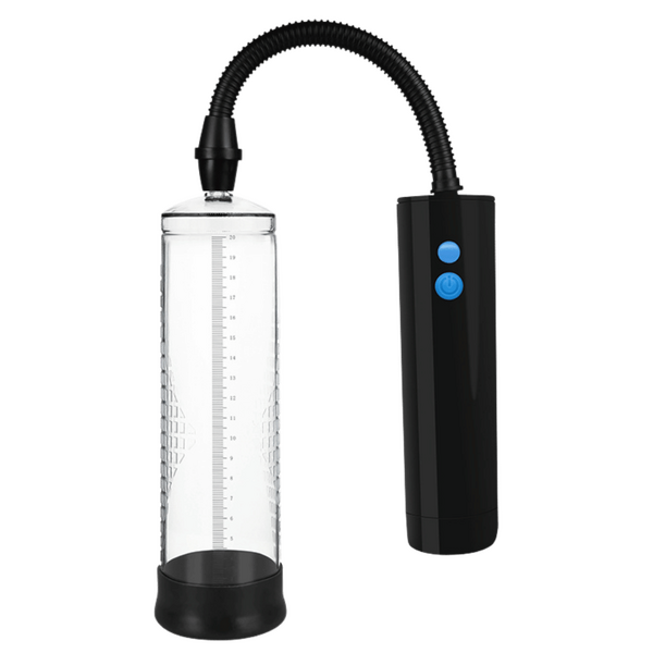 Vaczilla X21 (Black) – USB Rechargeable 3-Speed Cylinder Pump With Silicone Sleeve and Penis Ring > Pumps > Penis Pumps Electric