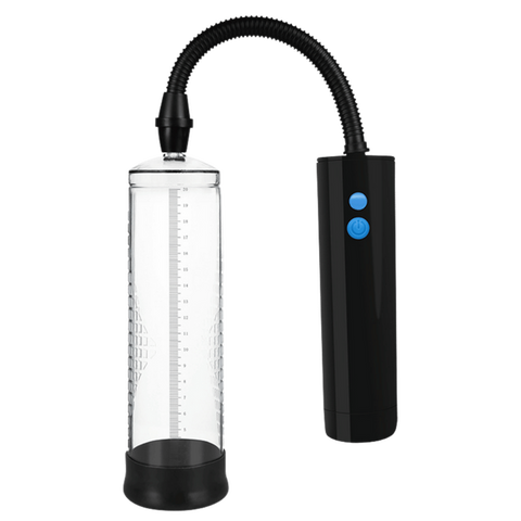 Vaczilla X21 (Black) – USB Rechargeable 3-Speed Cylinder Pump With Silicone Sleeve and Penis Ring > Pumps > Penis Pumps Electric