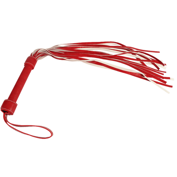 PU Faux Leather Heavy Tail Training Whip With Wrist Loop > Bondage Gear > Whips & Floggers Main image
