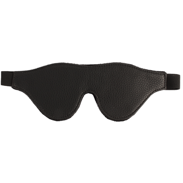 Go Black Blindfold – Stretchable Genuine Leather Rope 22cm > Bondage Gear > Blindfolds