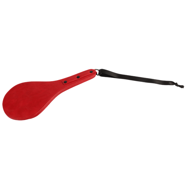 Round Paddle - Pu Faux Leather Flexible Wrist Loop Paddle > Bondage Gear > Paddles Main image