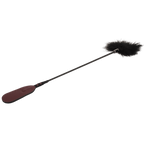 Soft Tickle Feather Dual Ended Firm Core Paddle Crop > Bondage Gear > Crops
