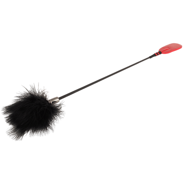 Dual-Ended Tickle Feather Crop With Soft Feather Design And Firm Core > Bondage Gear > Crops