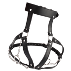 Breast Harness with O-Ring Chains – BDSM Bondage Harness > Clothes > Womens Harnesses