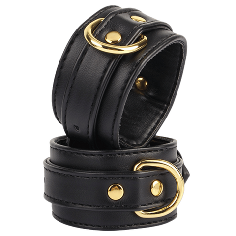 Wrist to Thigh Cuff Set – Adjustable Soft PU Cuffs Restraint Set > Bondage Gear > Restraints