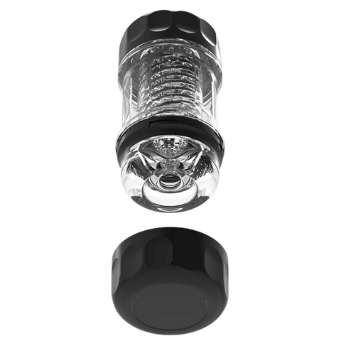 Spiral Cup Strong Edition Square – Super-Soft 15.5cm TPE and ABS Cup > Sex Toys For Men > Masturbators Cup