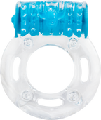 Screaming O Colour Pop Quickie Plus – Stretchy Vibrating Erection Ring with Clitoral Stimulator > Cock Ring > Vibrating