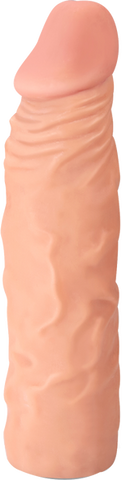 Real Skin 8 Inch Lifelike Extension Sleeve – Lifelike Sleeve for Enhanced Comfort > Sex Toys For Men > Penis Sleeves