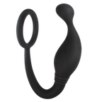 Prostate Plug with Love Ring – Flexible 5 Inch Hygienic Silicone Prostate Plug > Anal Range > Prostate Plugs