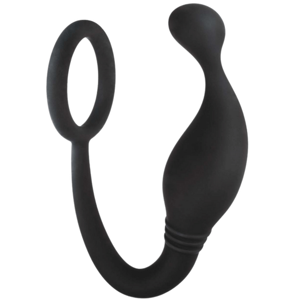 Prostate Plug with Love Ring – 4 Inch Hygienic Silicone Butt Plug > Anal Range > Prostate Plugs