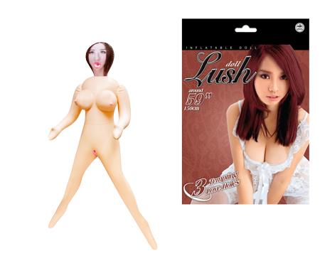 Lush Dolls Mikiko Life-Size Inflatable Doll – Soft Smooth Tight Vagina and Anus with Perky Breasts > Sex Toys > Sex Dolls > Novelty Inflatables