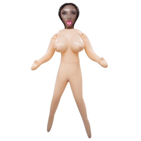 Inflatable Love Doll Standing (PVC) – Three Openings Realistic Love Doll > Sex Toys > Sex Dolls > Novelty Inflatables