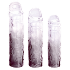 3 in 1 Extension Sleeve (Smoke) – High-Quality TPE Material Soft Flexible Sleeve with Multiple Sizes > Sex Toys For Men > Penis Sleeves