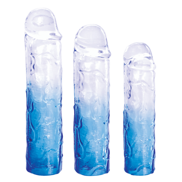 3 in 1 Extension Sleeve (Smoke) – High-Quality TPE Material Soft Flexible Sleeve with Multiple Sizes > Sex Toys For Men > Penis Sleeves