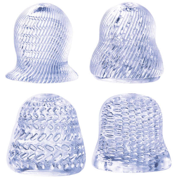 4 in 1 Glans Stroker Set – Multi-Function Stimulation 2 x 1.8 Inch Glans Stroker > Sex Toys For Men > Penis Sleeves