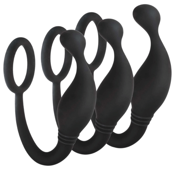 Prostate Plug Set – Hygienic Silicone 3-Piece Small, Medium, and Large Plugs > Anal Range > Prostate Plugs