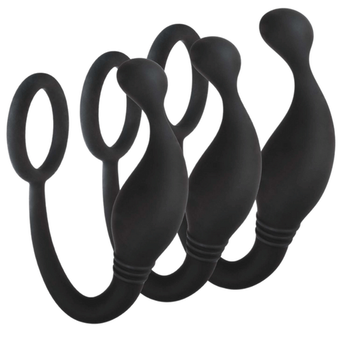 Prostate Plug Set – Hygienic Silicone 3-Piece Small, Medium, and Large Plugs > Anal Range > Prostate Plugs