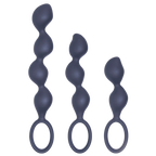 3-In-1 Silicone Anal Plug Set With Pull Ring And Sizes > Anal Range > Butt Plug Kits