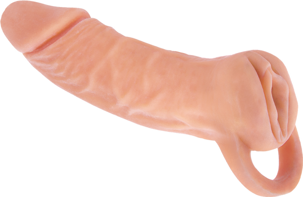 Extendor 7 Inch Penis Extender and Masturbator – 2-in-1 Sleeve with Vagina Opening Penis Extension Sleeve > Sex Toys For Men > Penis Sleeves Main image