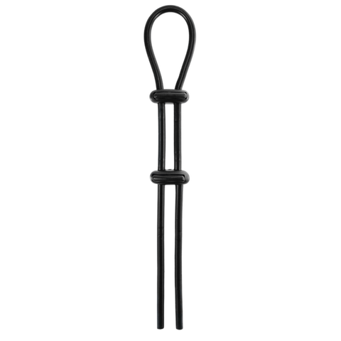 Adjustable Cock Ring with Ball Strap – Hygienic Silicone 16.5 Inch Cock Ring > Cock Ring > Adjustable