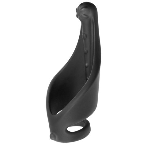 Cock Ring with Ball Strap and Clit Stimulator – Strap-On Cock Ring > Sex Toys > Couples Toys