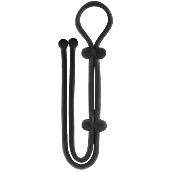 Adjustable Cock Ring with Ball Strap – Hygienic Silicone Cock Ring > Cock Ring > Adjustable