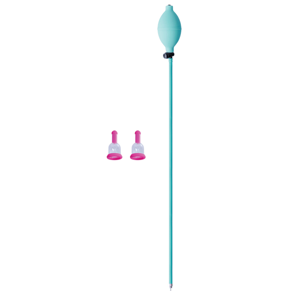 Nippies Pumpies – Silicone Nipple Sucker with 51.6cm Hose Pump > Sex Toys > Nipple Suckers