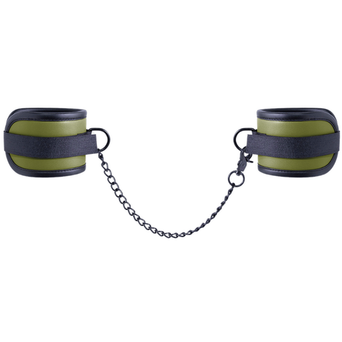 Adjustable Ankle Cuffs with Velcro Lock and 25.9cm Chain – Bondage Restraints > Bondage Gear > Restraints