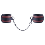 Adjustable Ankle Cuffs with Velcro Lock and 25.9cm Chain – Bondage Restraints > Bondage Gear > Restraints