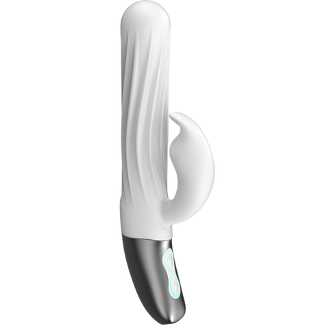 Thrusting Rabbit Rechargeable Silicone Vibrator – 13cm Insertable Length Rabbit Vibrator > Vibrators > Ladies > Rabbit