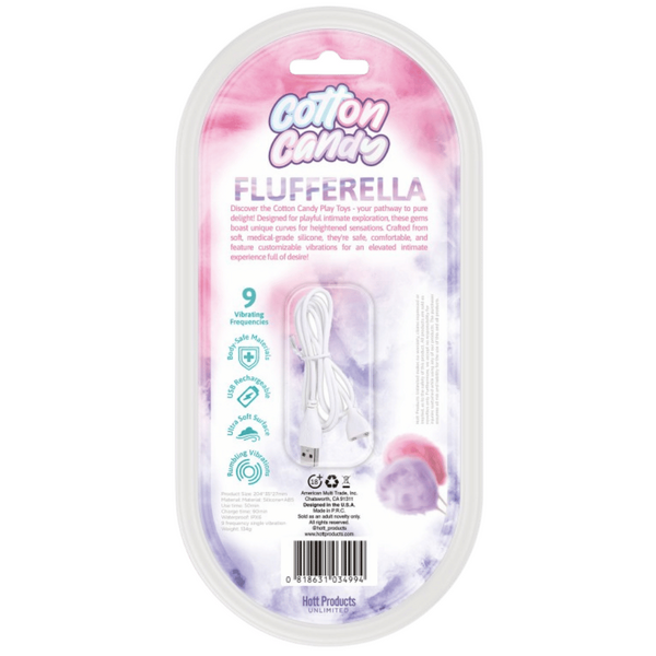 Flufferella Cotton Candy – Medical-Grade Silicone Vibrator with Customizable Vibrations > Novelties > Candy & Edible Items