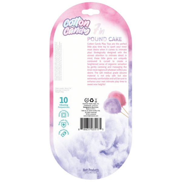 Poundcake Cotton Candy – Medical-Grade Silicone Customizable Vibration Vibrator > Novelties > Candy & Edible Items