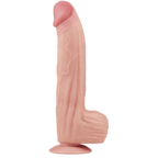 Dual Layer Sliding Skin – 12-Inch Realistic Flexible Dildo > Dildos > Large Dildos