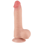 Lovetoy Sliding Easy Bend – 8 Inch Realistic Dual-Layer Dildo > Dildos > Realistic Dildos