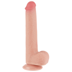 Lovetoy Sliding Easy Bend Dual Layer Skin Dildo with Suction Cup (7 to 9 Inch) 9 Inch > Dildos > Realistic Dildos