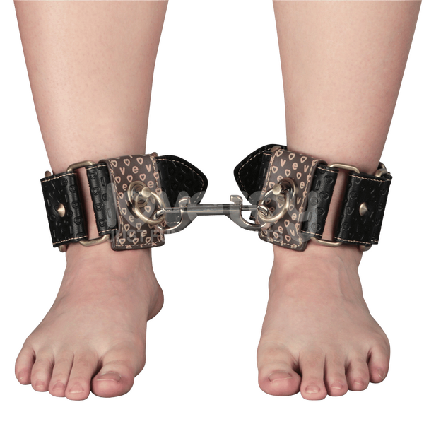 Deluxe Ankle Cuffs – Luxury PU Ankle Cuffs with Bronze Spikes > Bondage Gear > Restraints