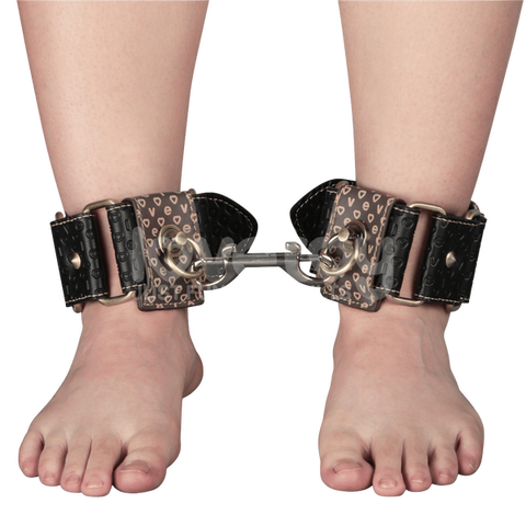 Deluxe Ankle Cuffs – Luxury PU Ankle Cuffs with Bronze Spikes > Bondage Gear > Restraints