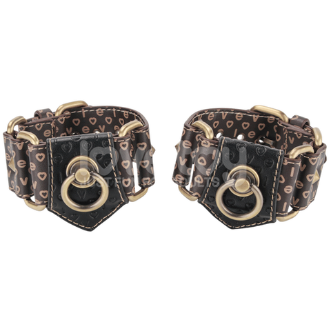 Rebellion Reign Thigh Cuffs Set – Adjustable PU BDSM Restraint Cuffs > Bondage Gear > Restraints