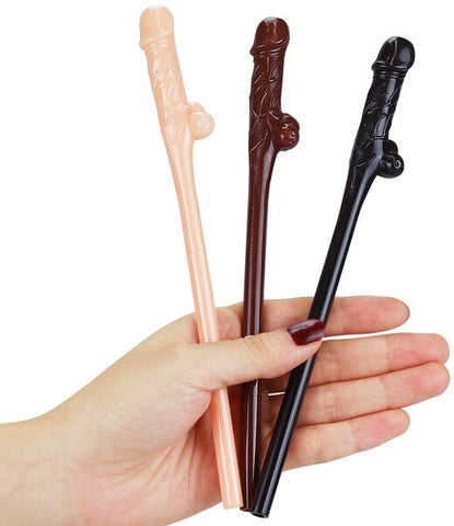 Lovetoy Pack of 9 Willy Straws – Drinking Straws Set > Novelties > Party Supplies