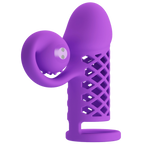 Harden Mind Blowing Miracles – Silicone Penis Sleeve with Vibrations and Ball Strap > Sex Toys For Men > Penis Sleeves