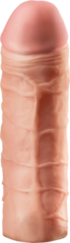 Fantasy X-tensions Mega 1 Inch Extension – Flexible Fanta Flesh Penis Extension > Sex Toys For Men > Penis Sleeves